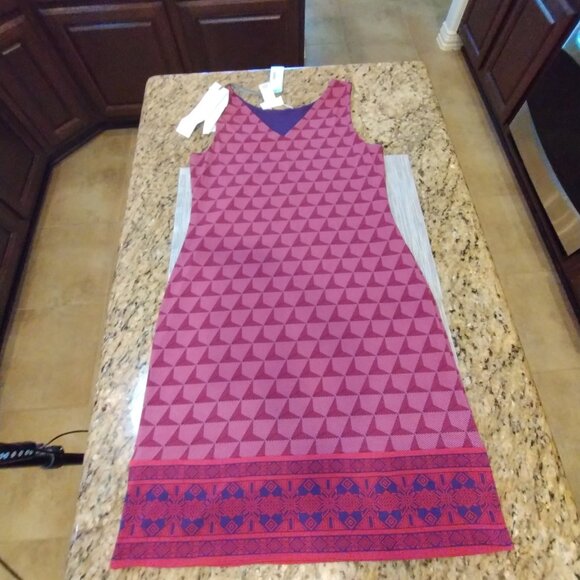 Magnolia Grace Perissa Purple Reversible Sleeveless Dress Size S NWT - Picture 2 of 12
